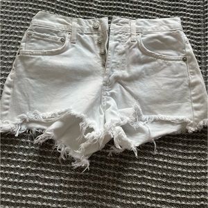 White Agolde Shorts Size 24